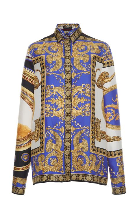 look a like versace blouse|versace long sleeve shirts women's.